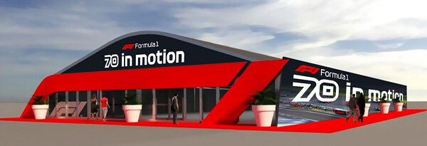 Formula 1 70 in Motion Arena Design